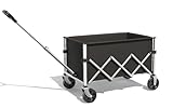 SLIDBEAT Campingwagen, Einkaufstrolley, Einkaufstrolley, faltbar